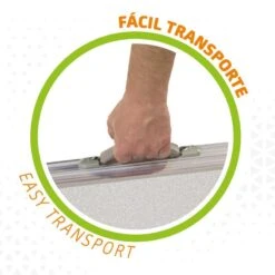 AKTIVE - Table Pliante Avec 2 Tabourets Et Poignée De Transpor, Gris -Plein Air Camping Magasin aktive table pliante avec 2 tabourets et poignee de transpor gris 2