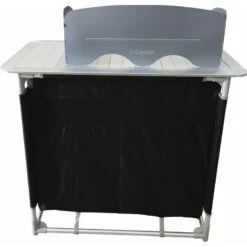 BAYASUN Meuble De Cuisine 4 Étagères Pieds Réglables Gris 9 BAYASUN Meuble De Cuisine 4 Étagères Pieds Réglables Gris -Plein Air Camping Magasin bayasun meuble de cuisine 4 etageres pieds reglables gris 4