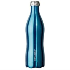 Bouteille Isotherme Double Paroi Collection Metallic - 750 Ml - Bleu