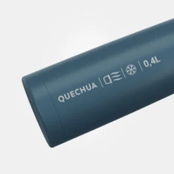 Quechua Bouteille Isotherme Inox 0,4L Avec Gobelet Pour La Randonnée - Bleu -Plein Air Camping Magasin bouteille isotherme inox 04l avec gobelet pour la randonnee bleu 2