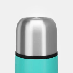 Quechua Bouteille Isotherme Inox 0,4L Avec Gobelet Pour La Randonnée - Turquoise 13 Quechua Bouteille Isotherme Inox 0,4L Avec Gobelet Pour La Randonnée - Turquoise -Plein Air Camping Magasin bouteille isotherme inox 04l avec gobelet pour la randonnee turquoise 3