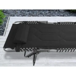 Chaise Longue Torget - Transat - Bain De Soleil 190x60x30 Cm - 150 Kg - Pliable -Plein Air Camping Magasin chaise longue torget transat bain de soleil 190x60x30 cm 150 kg pliable 5