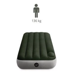 Intex Downy Twin Airbed With Foot BIP - Lit Gonflable - 191x99x25cm - Avec Accessoires -Plein Air Camping Magasin downy twin airbed with foot bip lit gonflable 191x99x25cm avec accessoires 2