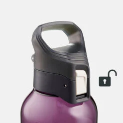 Quechua Gourde Ecozen® 0,8L Avec Bouchon Ouverture Rapide Pour La Randonnée - Violet -Plein Air Camping Magasin gourde ecozen 08l avec bouchon ouverture rapide pour la randonnee violet 6