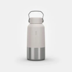 Quechua Gourde Inox 0,6L Avec Bouchon à Vis Pour La Randonnée - Blanc -Plein Air Camping Magasin gourde inox 06l avec bouchon a vis pour la randonnee blanc 9