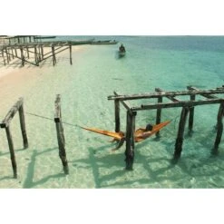 TICKET TO THE MOON Hamac TTTM Compact Jaune Foncé -Plein Air Camping Magasin hamac tttm compact jaune fonce 3