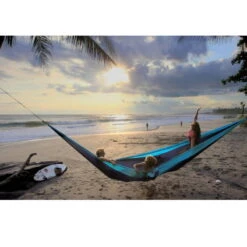 TICKET TO THE MOON Hamac TTTM King Size Bleu Aqua / Rose -Plein Air Camping Magasin hamac tttm king size bleu aqua rose 2