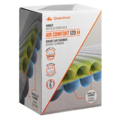 Quechua MATELAS DE CAMPING GONFLABLE AIR CONFORT | 2 PERSONNES - LARGEUR 120 CM -Plein Air Camping Magasin matelas de camping gonflable air confort 2 personnes largeur 120 cm 2