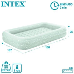Matelas Gonflable - Intex Kidz - Matelas Gonflable Pour Enfants - 1 Personne -Plein Air Camping Magasin matelas gonflable intex kidz matelas gonflable pour enfants 1 personne 2