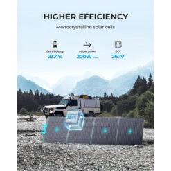 Panneau Solaire BLUETTI PV200 | 200 W 9 Panneau Solaire BLUETTI PV200 | 200 W -Plein Air Camping Magasin panneau solaire bluetti pv200 200 w 2