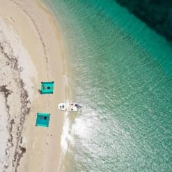 TICKET TO THE MOON Picnic Blanket Emerald / Green -Plein Air Camping Magasin picnic blanket emerald green 2