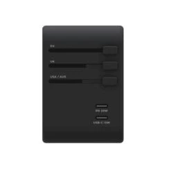 Prise Mondiale Universelle RollingSQUARE Avec 2 USB-C Et 3 USB-A -Plein Air Camping Magasin prise mondiale universelle rollingsquare avec 2 usb c et 3 usb a 2