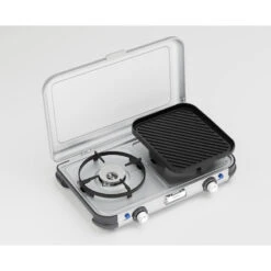 Campingaz Réchaud De Camping à Gaz 2 Feux Camp & Grill - Plancha, Grill Et Wok -Plein Air Camping Magasin rechaud de camping a gaz 2 feux camp and grill plancha grill et wok 2