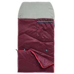 Quechua SAC DE COUCHAGE ENFANT MH100 10°C - PRUNE -Plein Air Camping Magasin sac de couchage enfant mh100 10c prune 4
