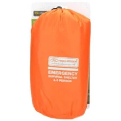 HIGHLANDER Tente D'urgence Abri De Survie 4-5 Personnes - Orange -Plein Air Camping Magasin tente durgence abri de survie 4 5 personnes orange 4