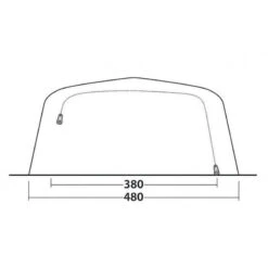 Tente Gonflable Outwell Jacksondale 7PA -Plein Air Camping Magasin tente gonflable outwell jacksondale 7pa 4