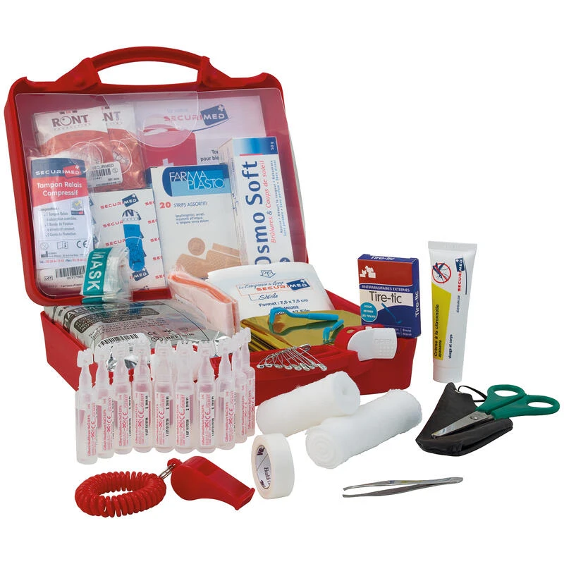 Trousse De 1er Secours Rigide Rouge Club De Sport - 83 Pièces 1 Trousse De 1er Secours Rigide Rouge Club De Sport - 83 Pièces