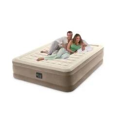 Intex Ultra Plush Queen Airbed - Lit Gonflable - 203x152x46cm - Compris Accessoires -Plein Air Camping Magasin ultra plush queen airbed lit gonflable 203x152x46cm compris accessoires 2
